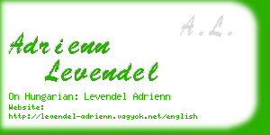 adrienn levendel business card